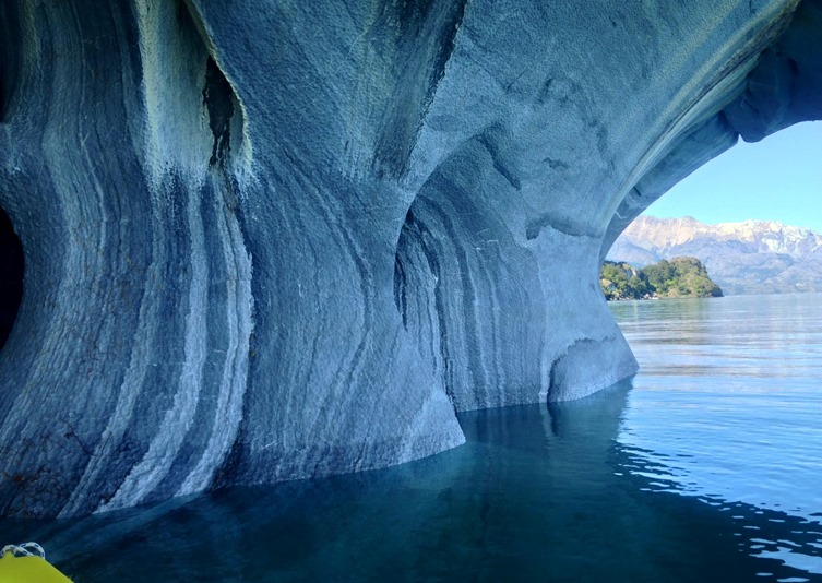 Boat trip to see the marble caves at Puerto Rio Tranquilo